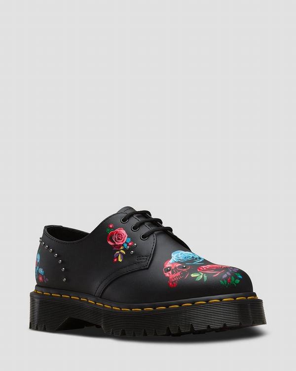 Dr Martens Dámské Polobotky 1461 Rose Bex Černé Viacfarebný Růžové, CZ-458216